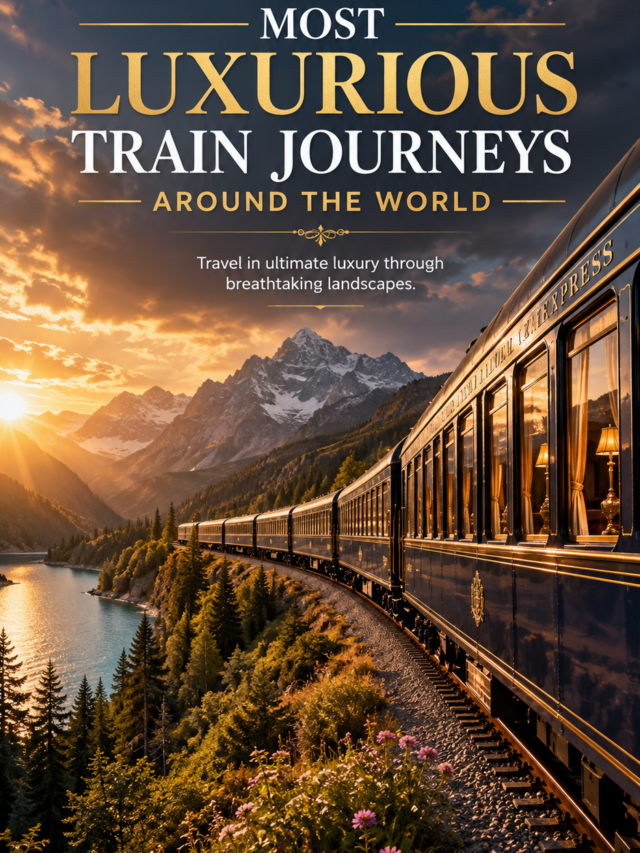 Luxurious train journeys around the world